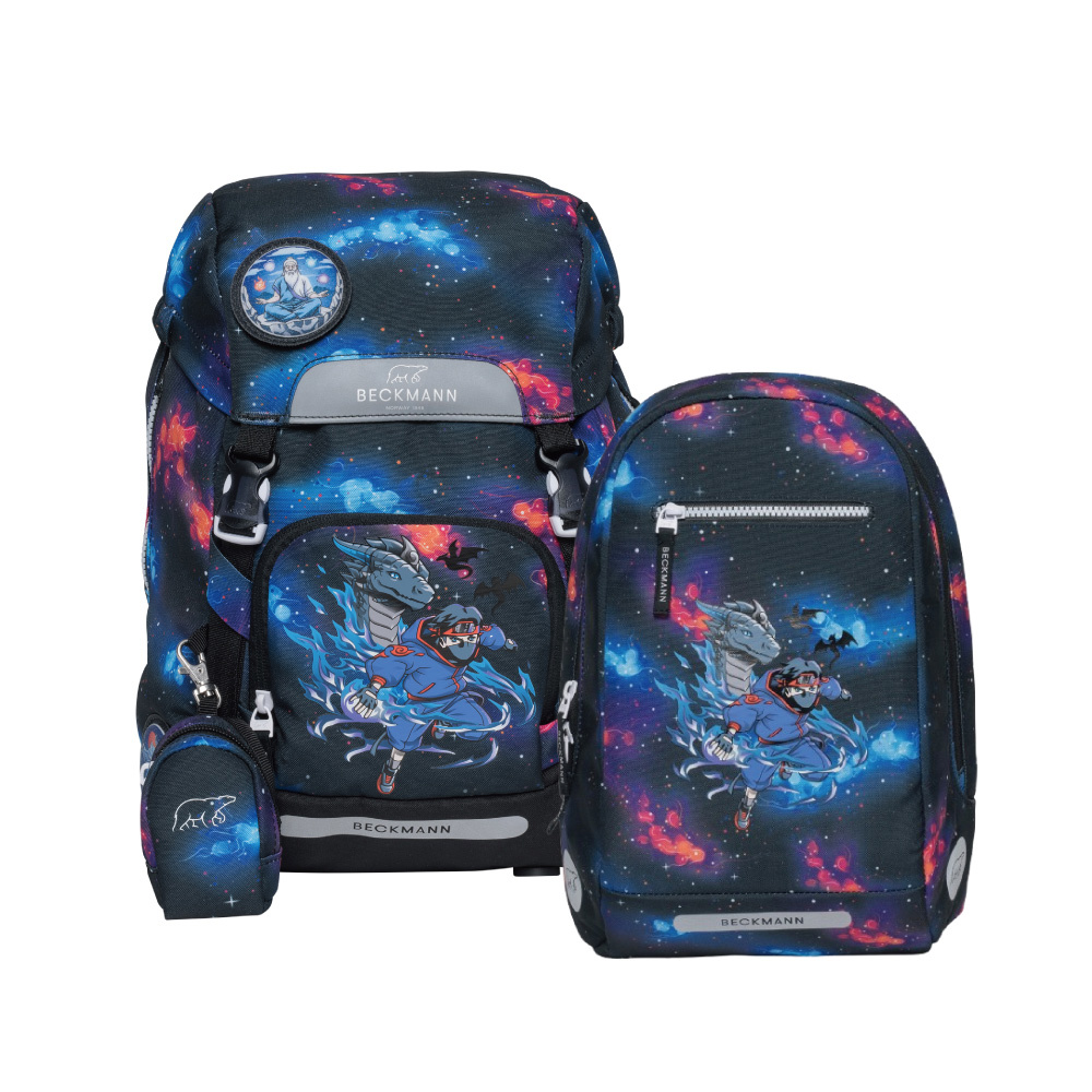 Classic 22L 兒童護脊書包+Gym 12L輕便後背包 - 星際忍者