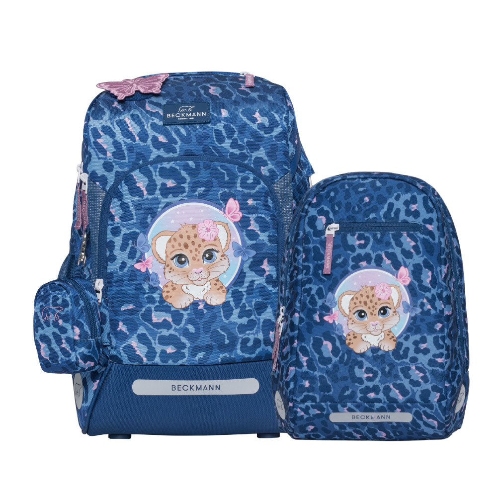 AIR FLX 擴充護脊書包20~25L+Gym 12L輕便後背包 - 夢幻小獵豹