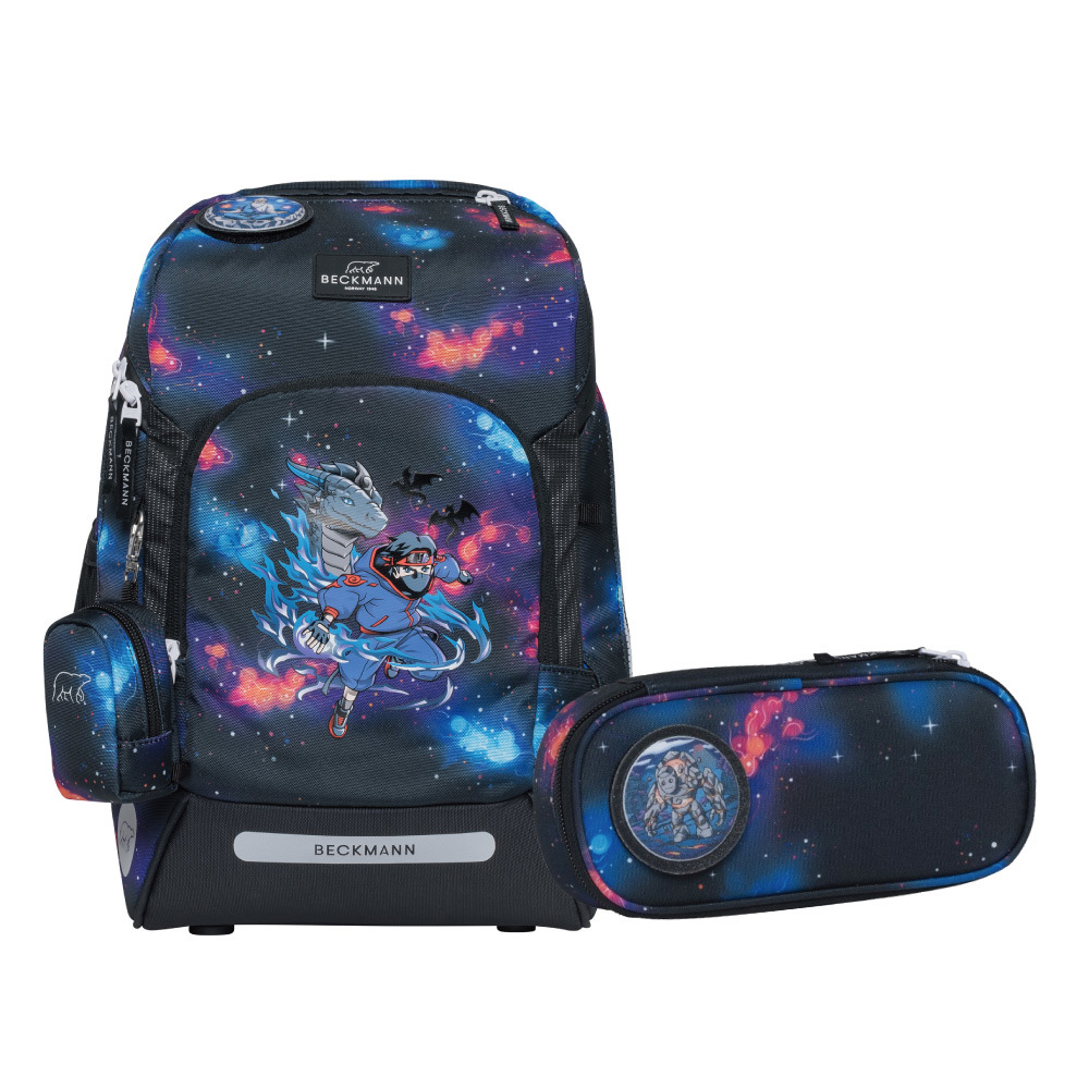 AIR FLX 擴充護脊書包20~25L+文具袋 - 星際忍者