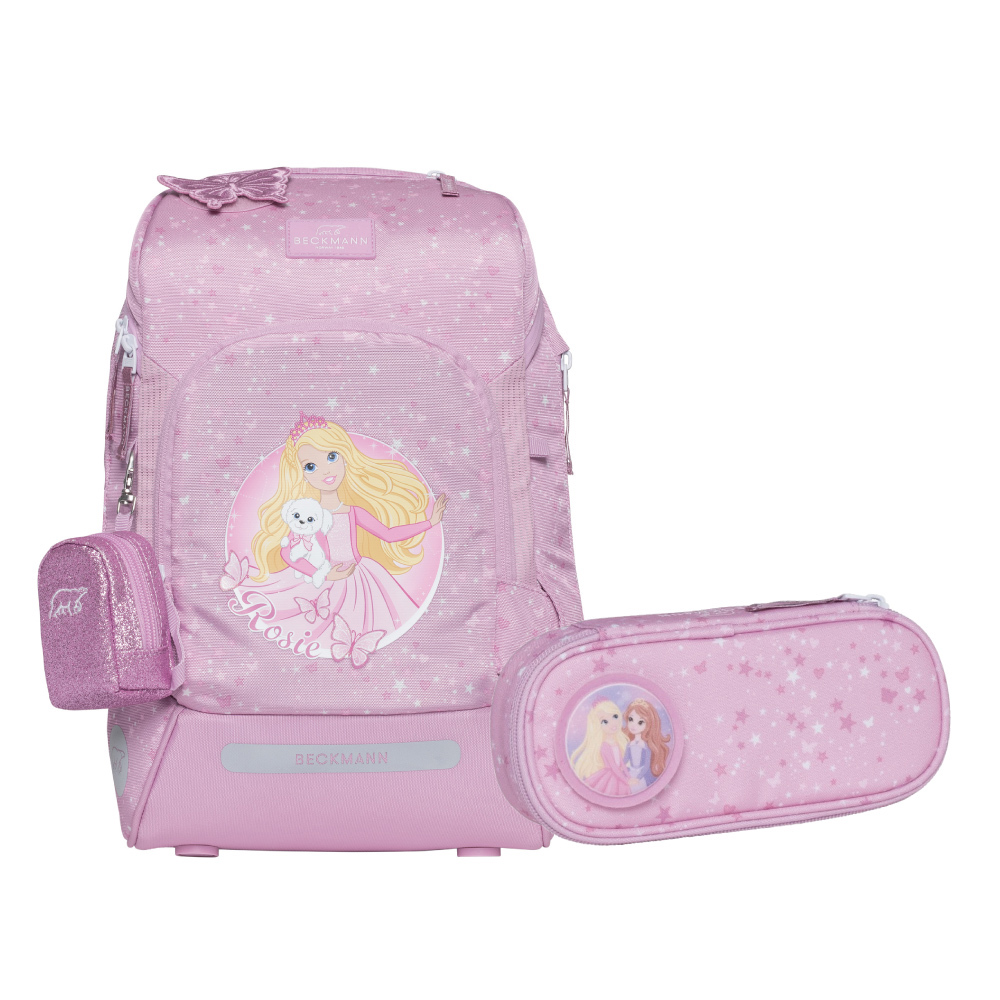 AIR FLX 擴充護脊書包20~25L+文具袋 - 蝴蝶公主