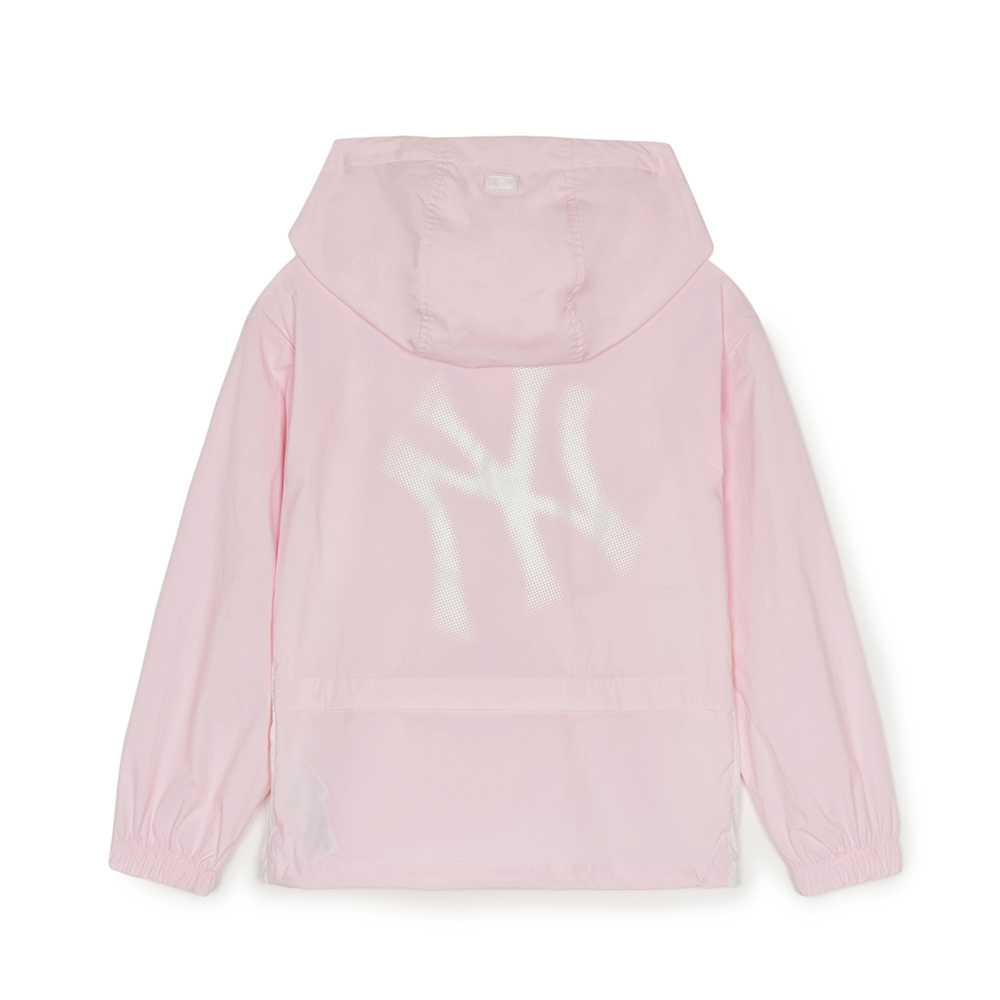 MLB KIDS 抗UV連帽防風外套 夾克 童裝 紐約洋基隊 (7AWJB0653-50PKL)