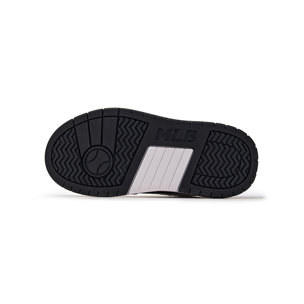 MLB KIDS 牛仔壓紋Monogram老爹鞋 學長鞋 童鞋 Chunky Liner 紐約洋基隊 (7ASXLM05N-50BKS)