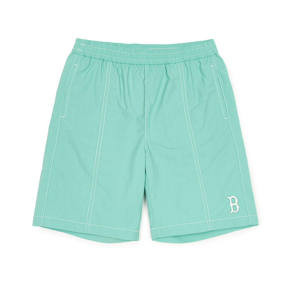 MLB KIDS 尼龍運動短褲 童裝 波士頓紅襪隊 (7ASMB0253-43MTD)