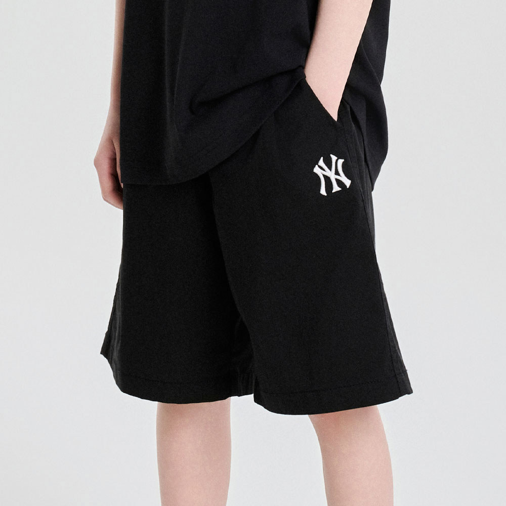 MLB KIDS 尼龍運動短褲 童裝 紐約洋基隊 (7ASMB0253-50BKS)