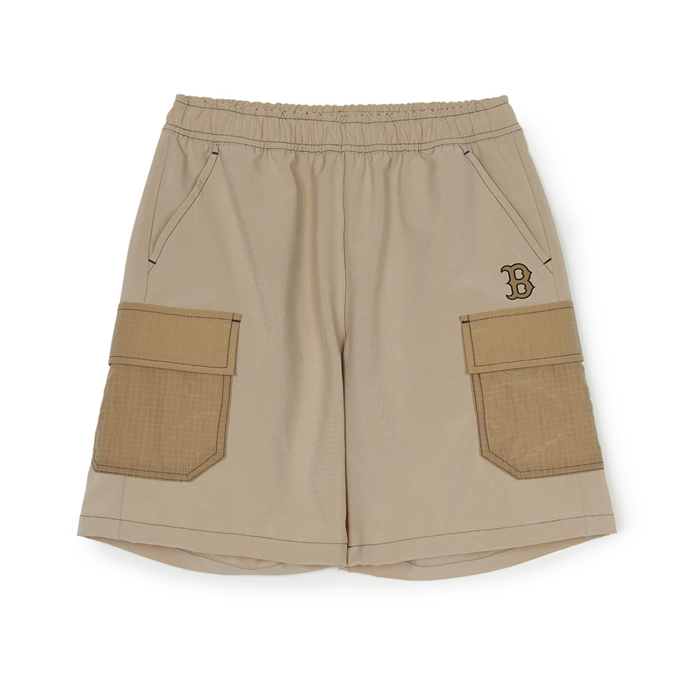 MLB KIDS 運動短褲 童裝 波士頓紅襪隊 (7ASMB0353-43SAS)