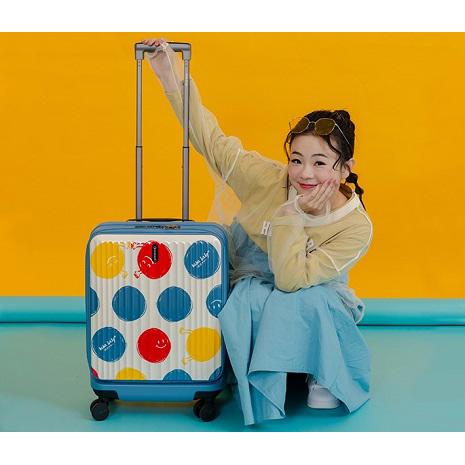 【eminent 萬國通路】全面85折↘KK70 擁抱點點行李箱(eminent x Hahababy 聯名款) 20吋