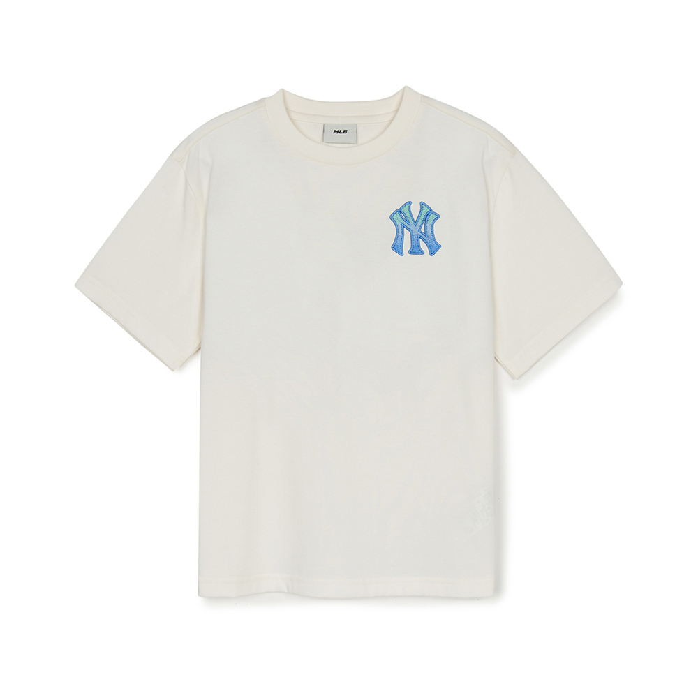 MLB KIDS 短袖T恤 童裝 Monogram系列 紐約洋基隊 (7ATSM0453-50CRS)