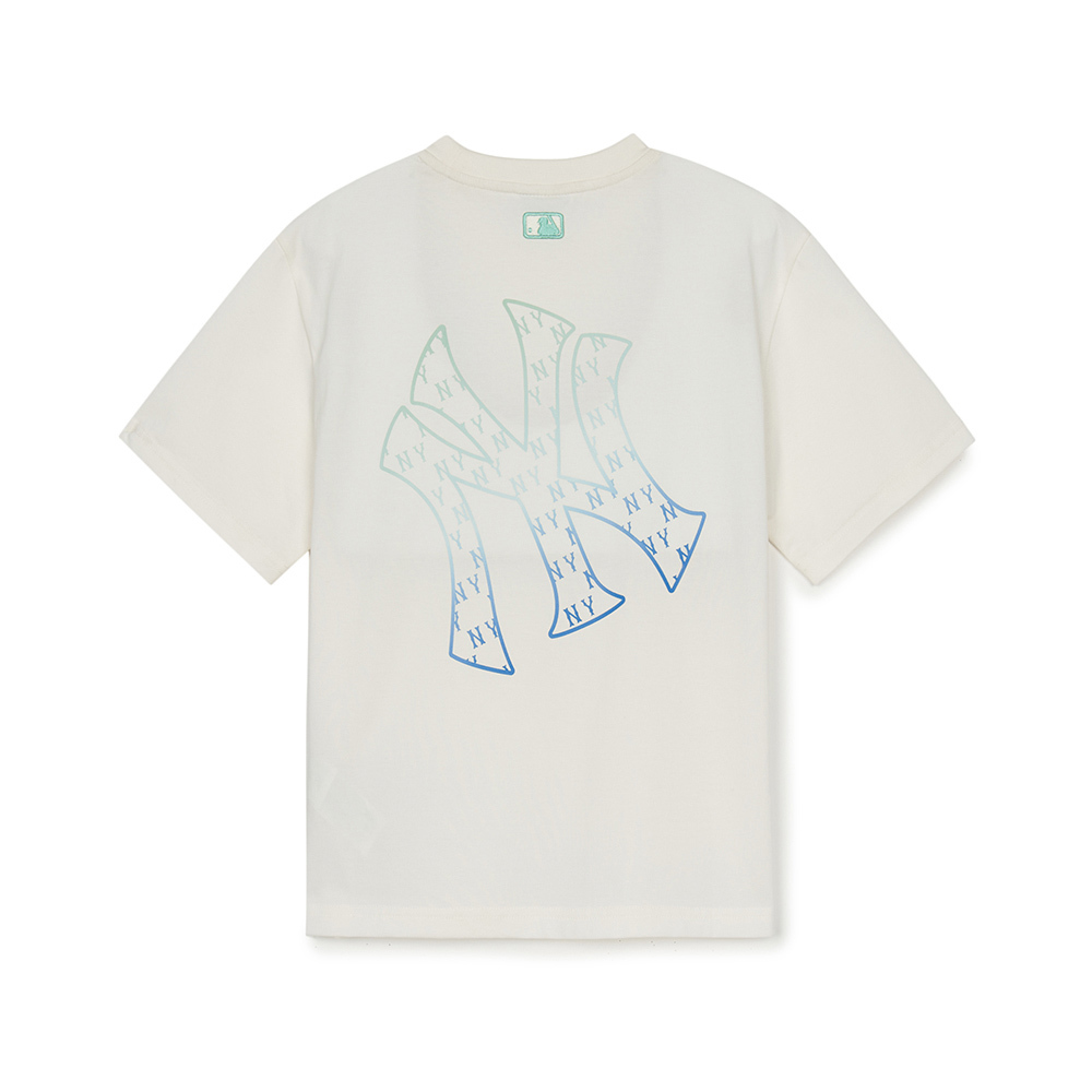 MLB KIDS 短袖T恤 童裝 Monogram系列 紐約洋基隊 (7ATSM0453-50CRS)
