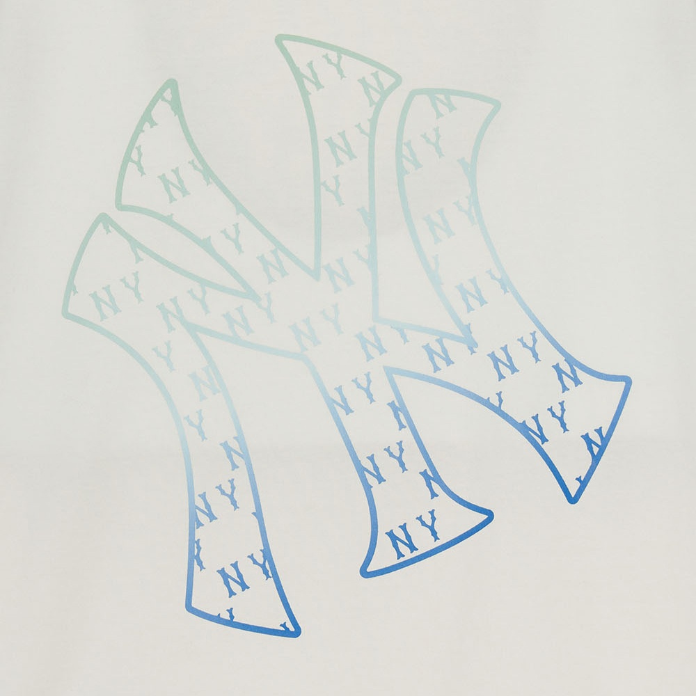 MLB KIDS 短袖T恤 童裝 Monogram系列 紐約洋基隊 (7ATSM0453-50CRS)