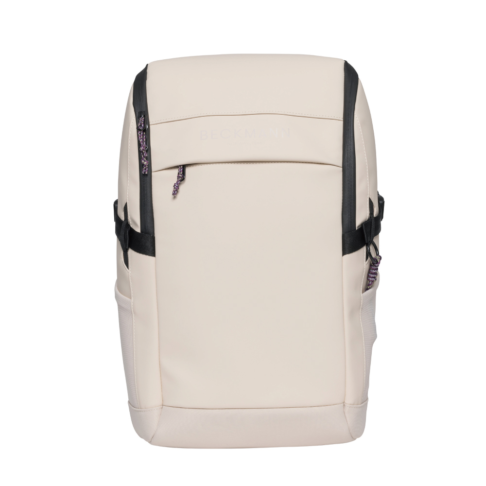 【Beckmann】Street FLX 街頭護脊擴充背包 30~35L - 奶霜白