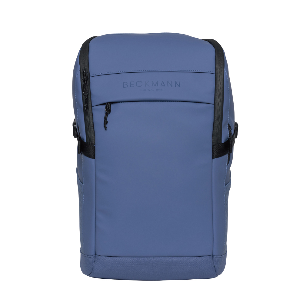 (預購)【Beckmann】Street FLX 街頭護脊擴充背包 30~35L - 凝霜藍