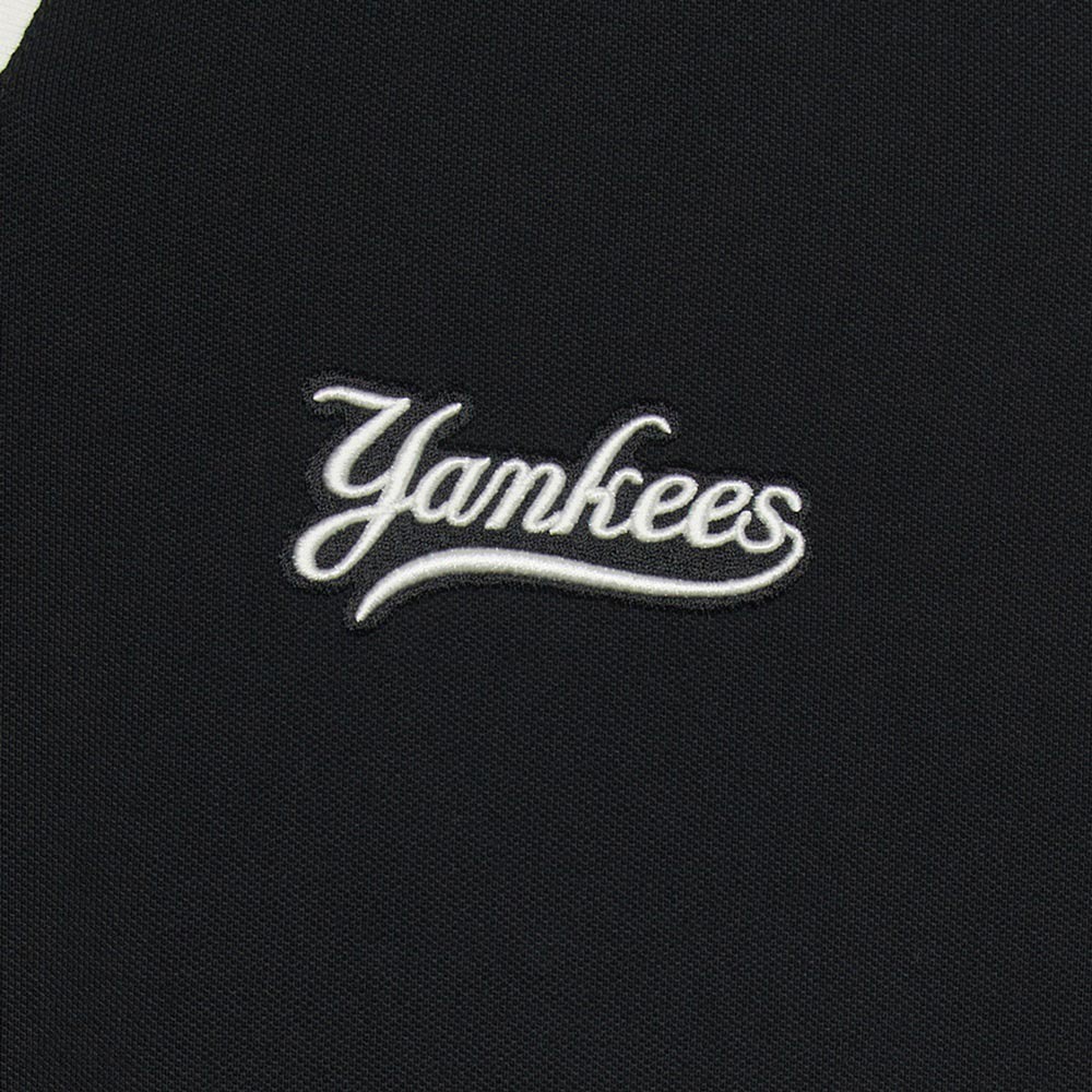 MLB 短袖連身裙 洋裝 長版上衣 紐約洋基隊 (3FOPB0253-50BKS)