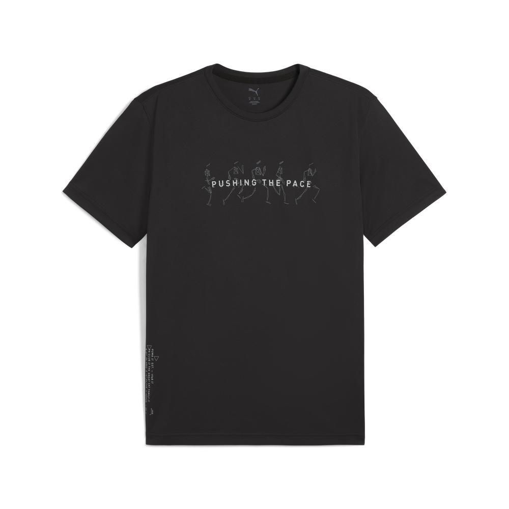 PUMA 跑步系列Illustration圖樣短袖T恤 男性
