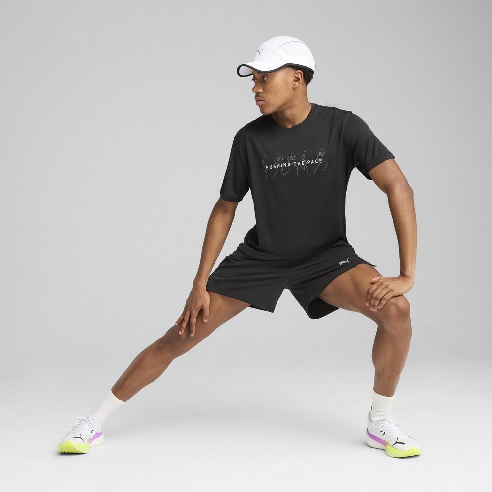PUMA 跑步系列Illustration圖樣短袖T恤 男性