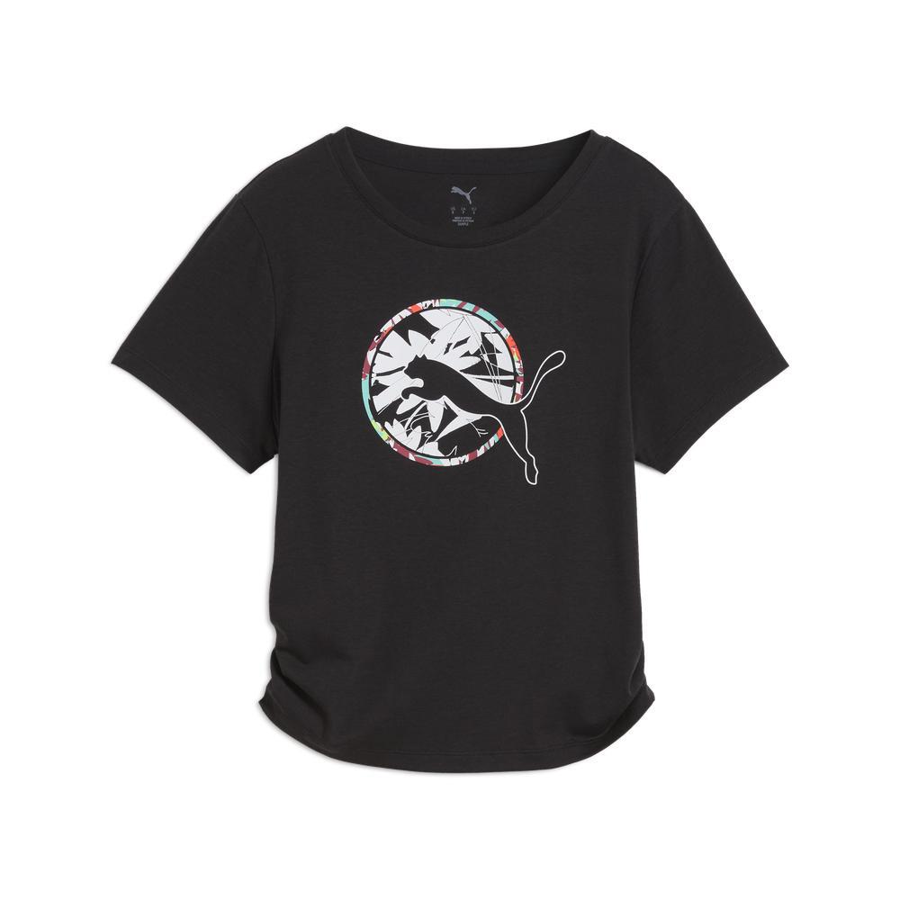 PUMA 訓練系列熱帶印花短版短袖T恤 女性