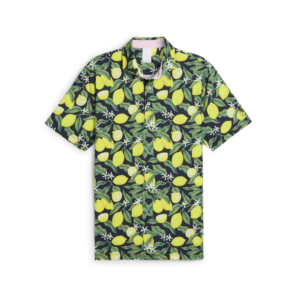 PUMA 高爾夫系列AP檸檬枝短袖Polo衫 男性