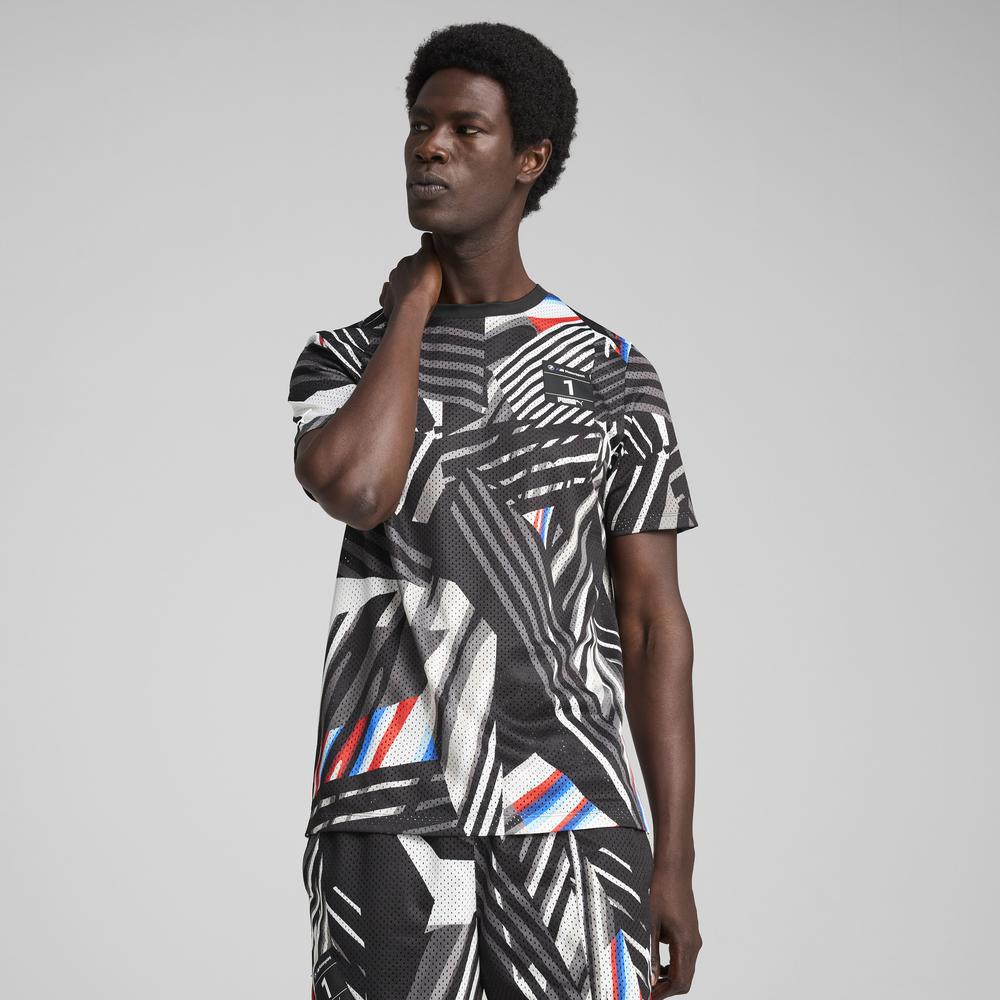 PUMA BMW系列MMS印花短袖T恤 男性