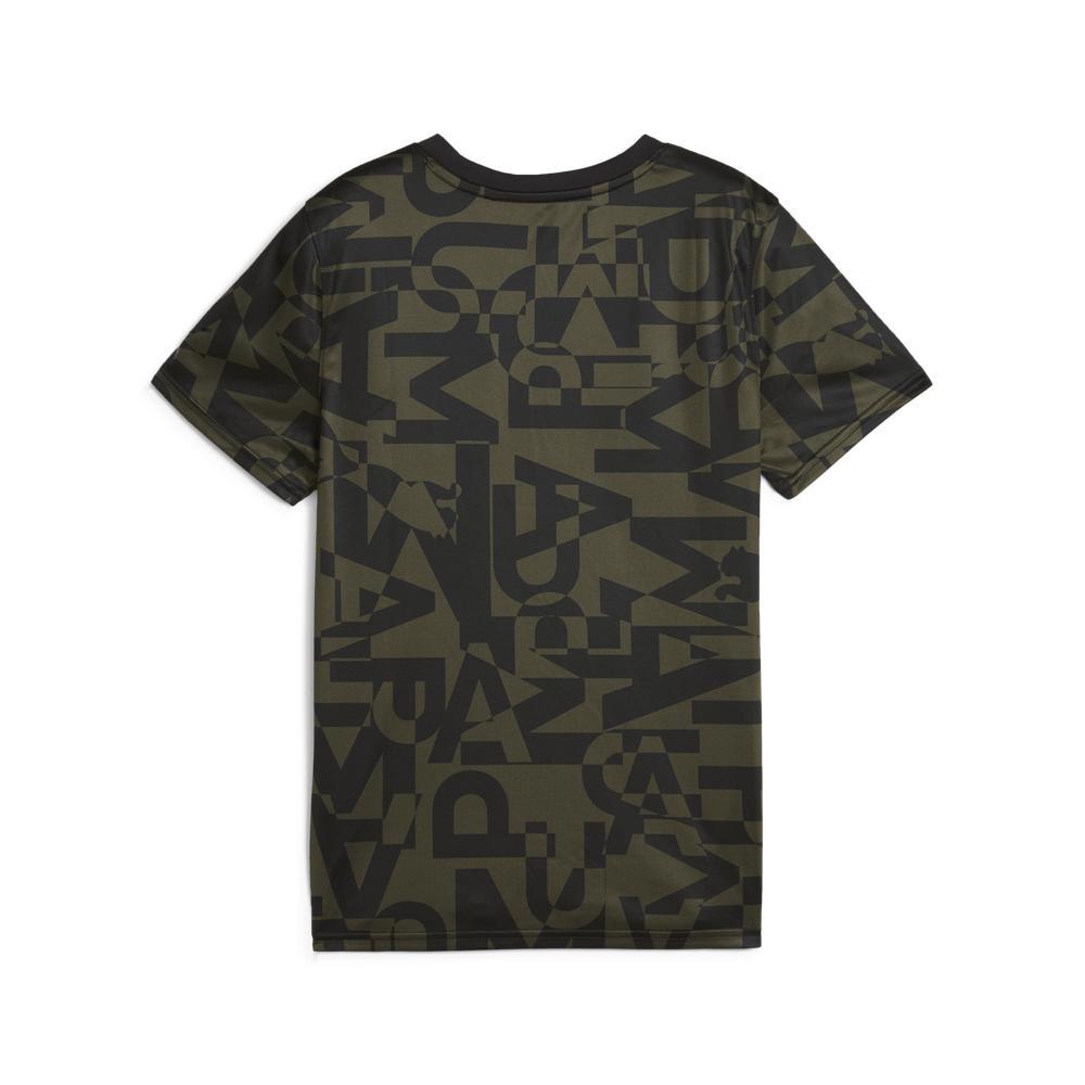 PUMA 基本系列Puma Fit印花短袖T恤 男童