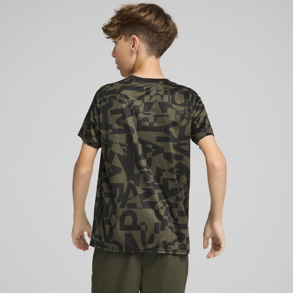 PUMA 基本系列Puma Fit印花短袖T恤 男童