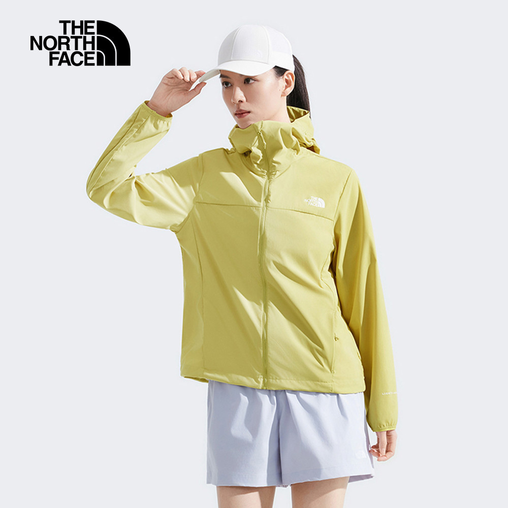 The North Face北面女款卡其色UPF防曬防風外套｜8BWB0UO