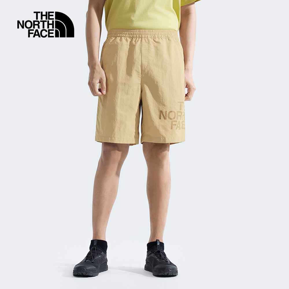The North Face北面男款卡其色DWR防潑水短褲｜8C0VLK5