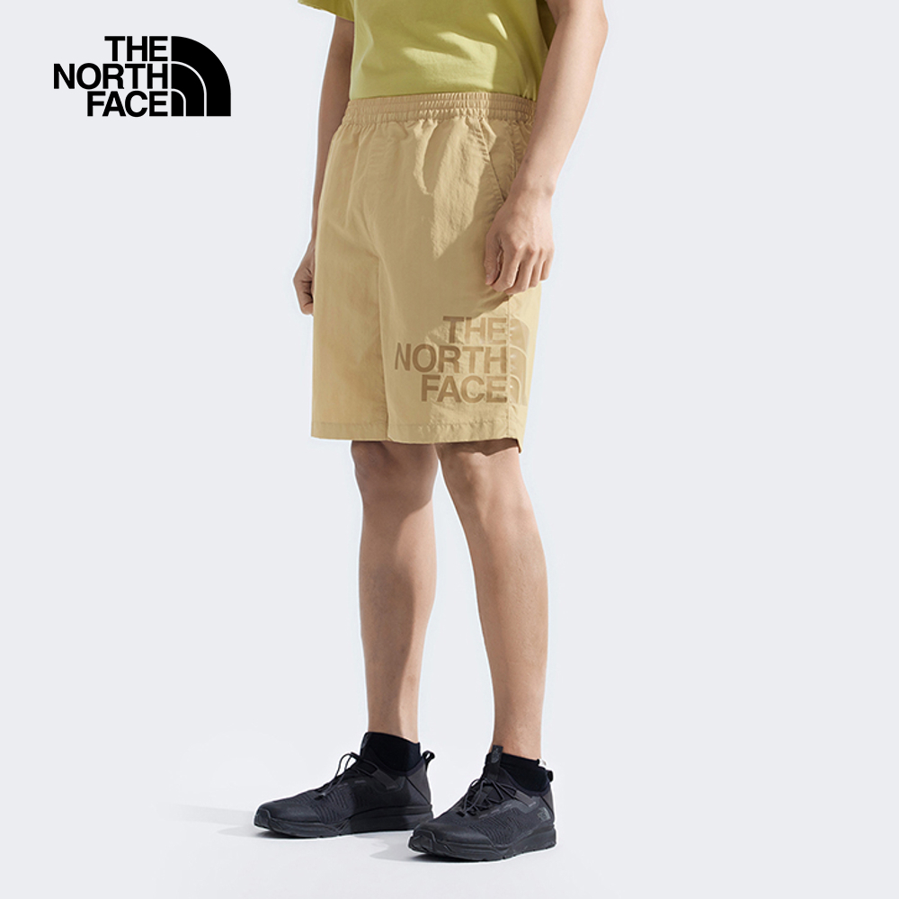 The North Face北面男款卡其色DWR防潑水短褲｜8C0VLK5