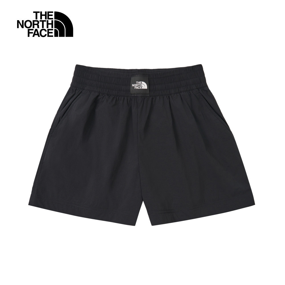 The North Face北面女款黑色DWR防潑水短褲｜8C5AJK3
