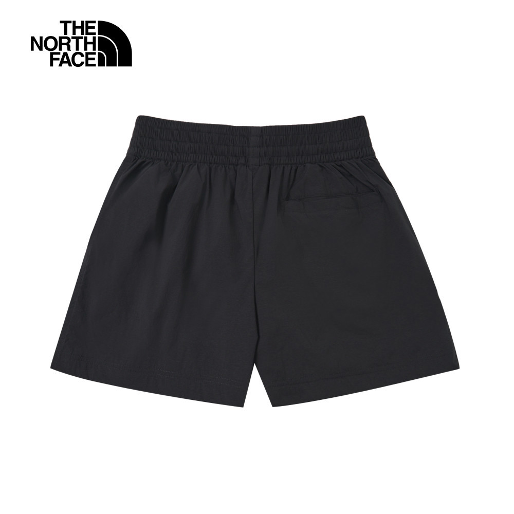 The North Face北面女款黑色DWR防潑水短褲｜8C5AJK3