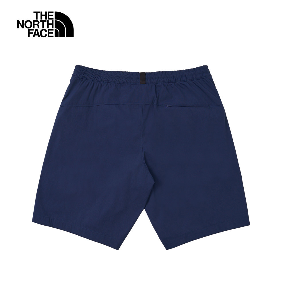The North Face北面男款藍色DWR防潑水短褲｜8DFV8K2