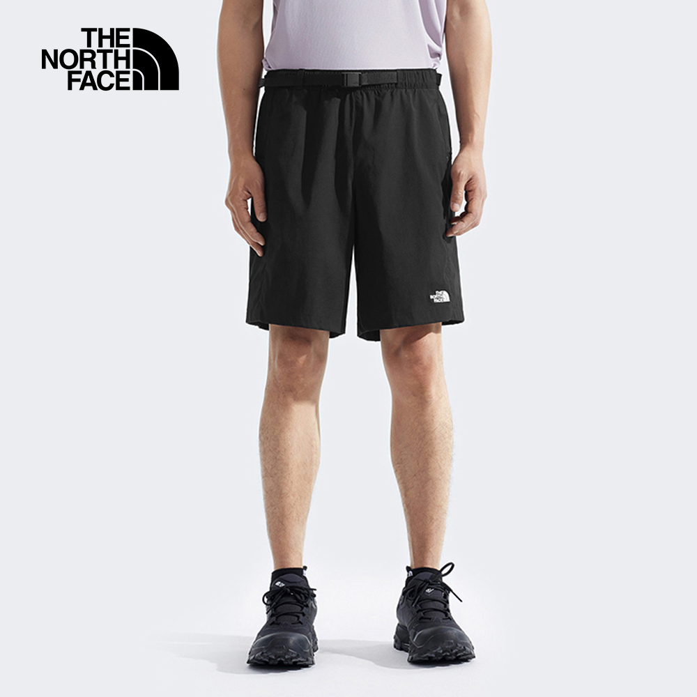 【10/26 12點限時搶購】The North Face北面男款黑色DWR防潑水短褲｜8DFWJK3