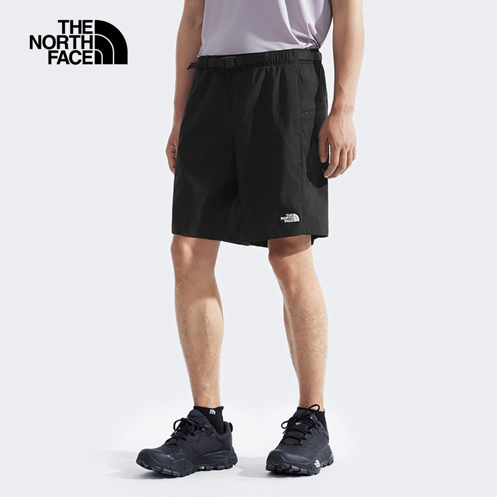 【10/26 12點限時搶購】The North Face北面男款黑色DWR防潑水短褲｜8DFWJK3