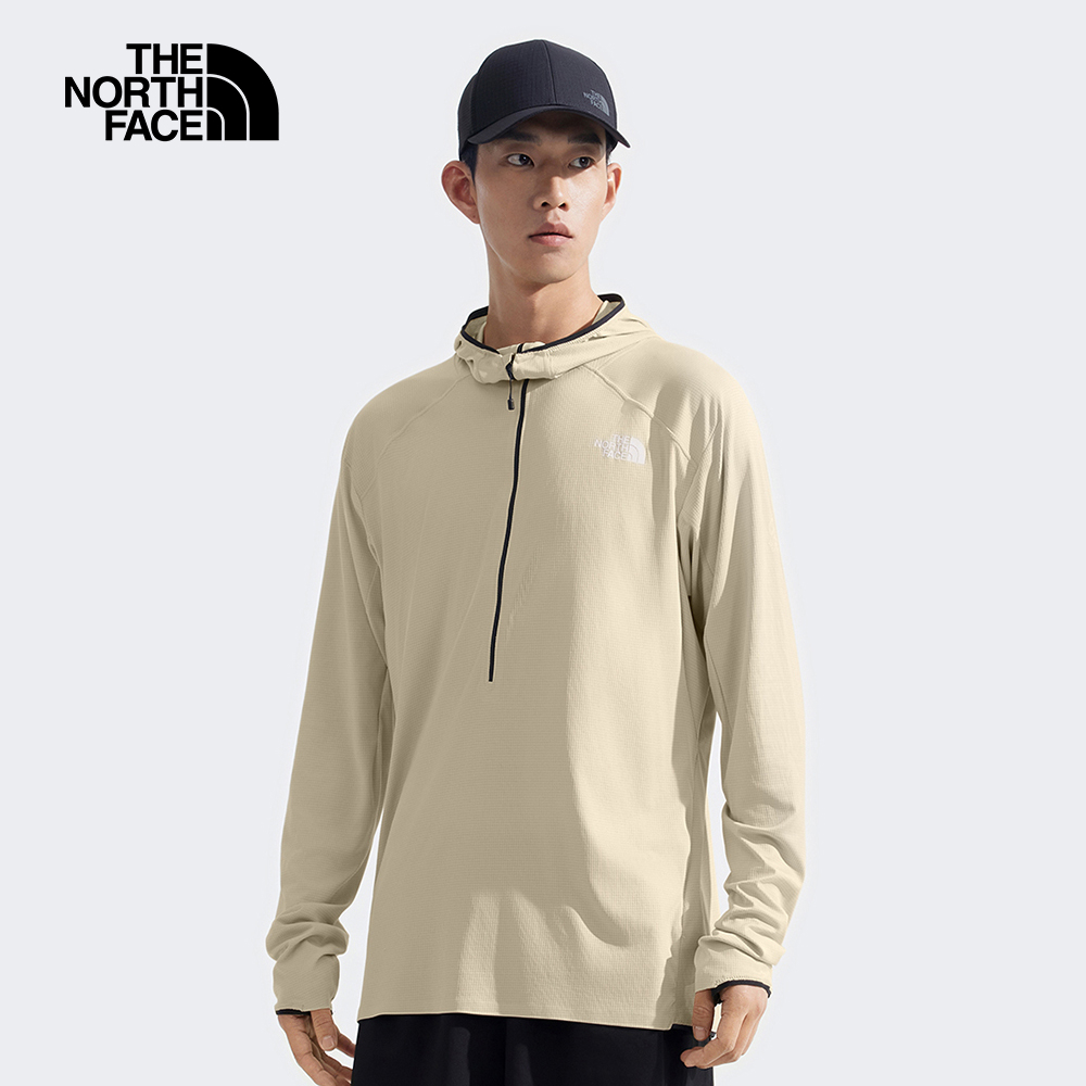 男款卡其色UPF防曬長袖上衣｜84PTAWA