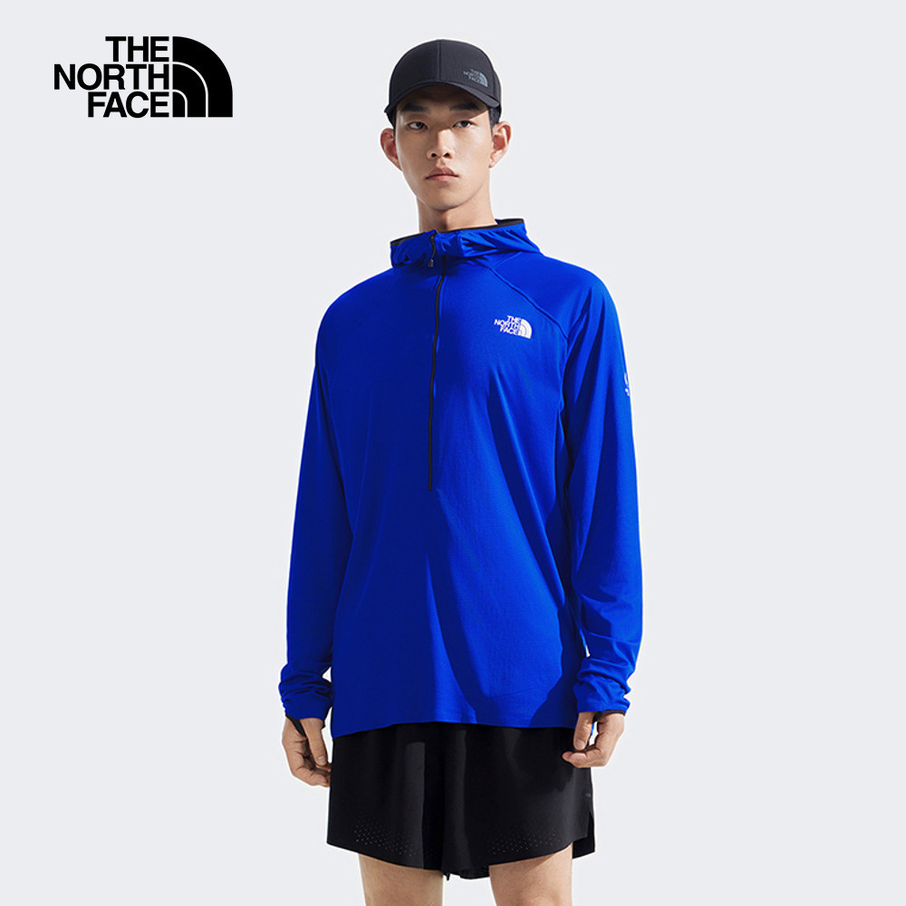 男款藍色UPF防曬長袖上衣｜84PTCZ6