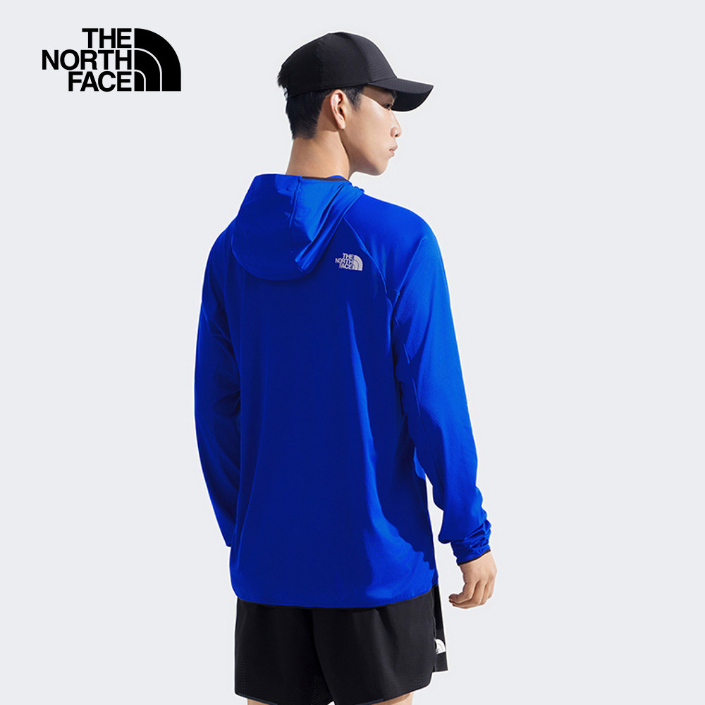 男款藍色UPF防曬長袖上衣｜84PTCZ6