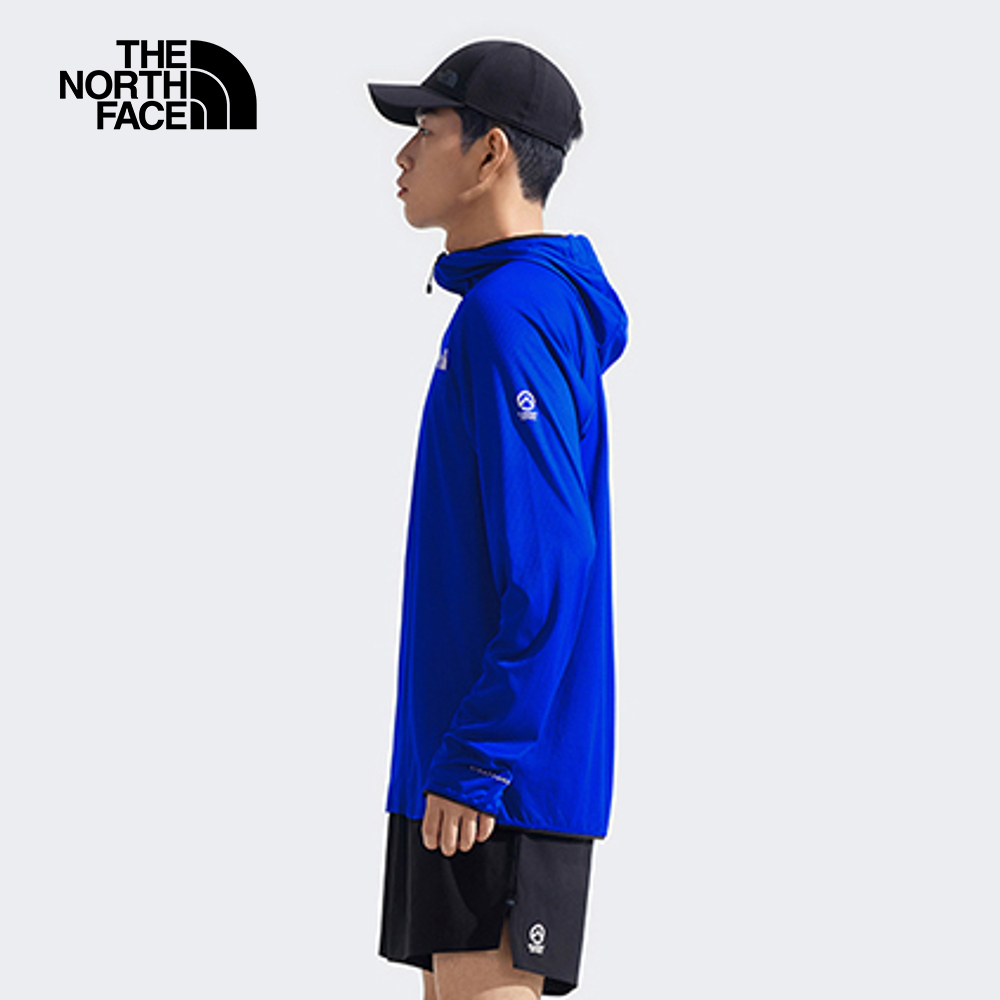 男款藍色UPF防曬長袖上衣｜84PTCZ6