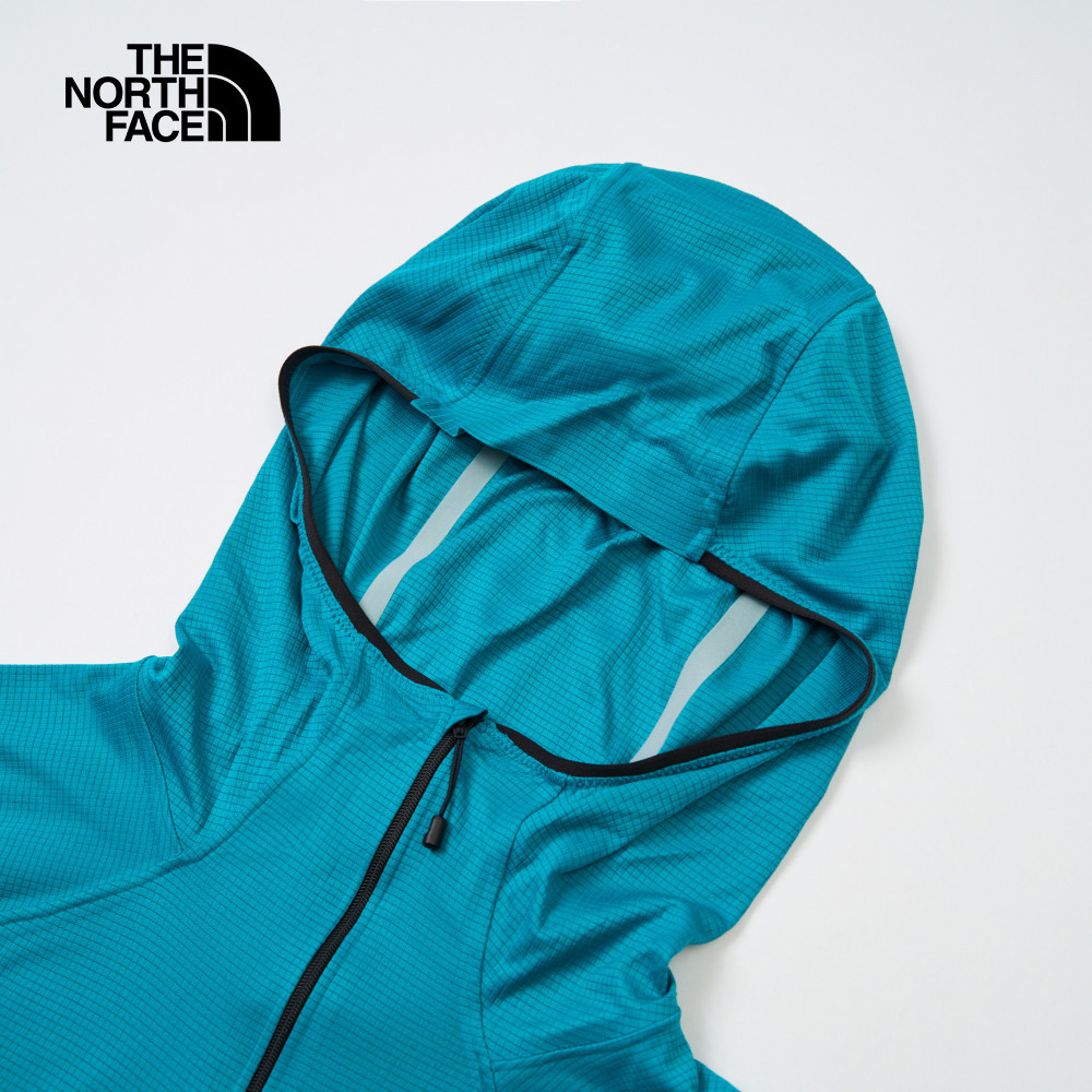 女款藍色UPF防曬長袖上衣｜8BM66GO