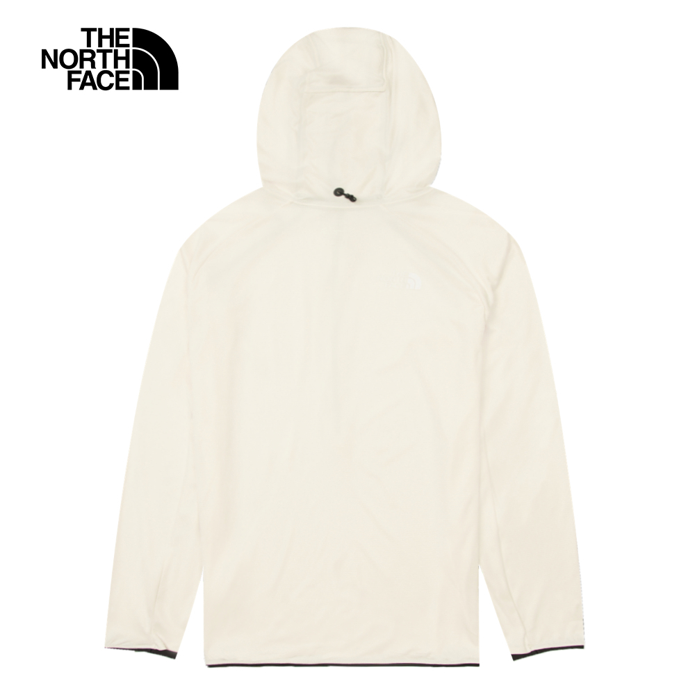 女款米白色UPF防曬長袖上衣｜8BM6QLI