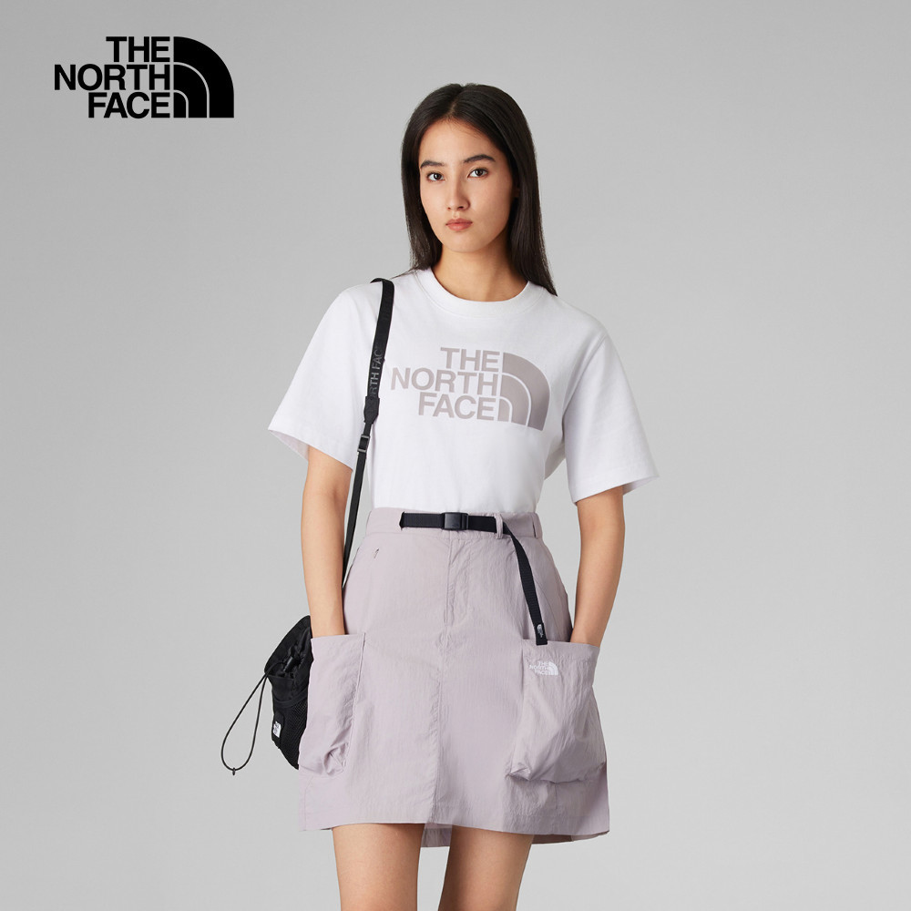 UE女款白色純棉短袖T恤｜8CMHBIV