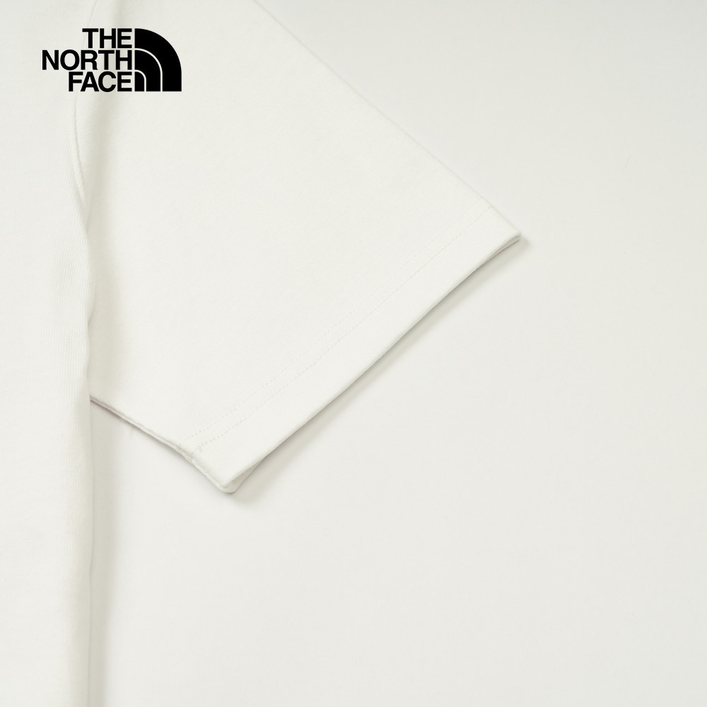 UE女款白色純棉短袖T恤｜8CMHBIV