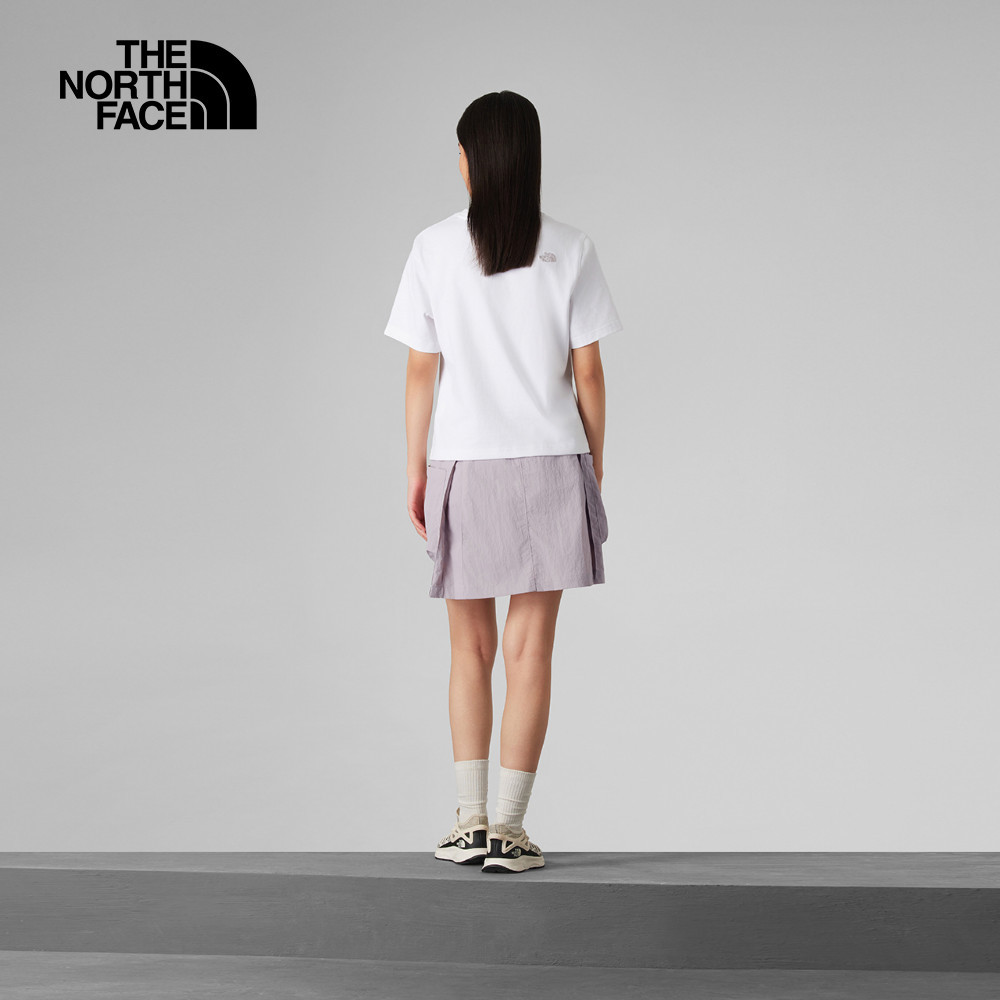 UE女款白色純棉短袖T恤｜8CMHBIV