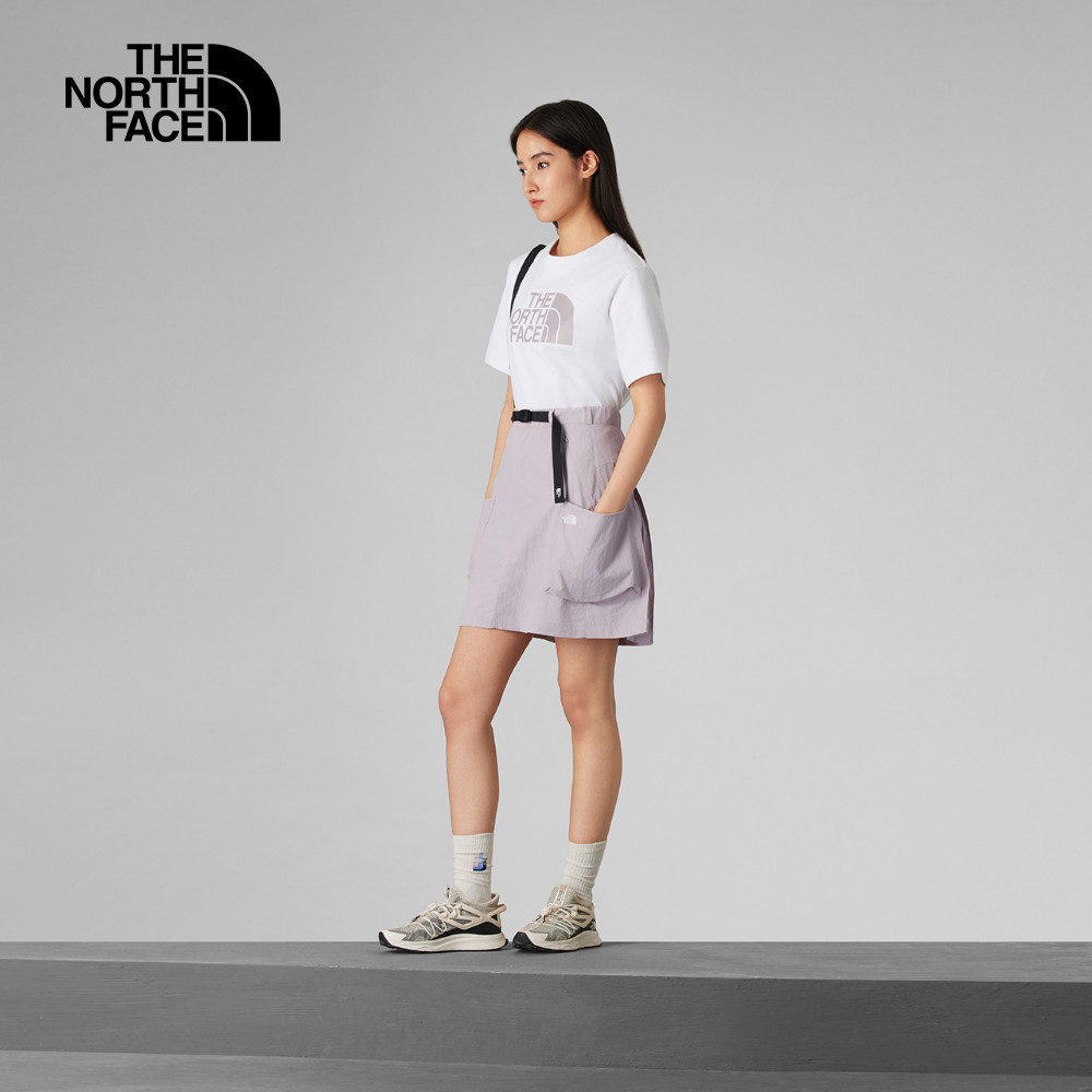 UE女款白色純棉短袖T恤｜8CMHBIV