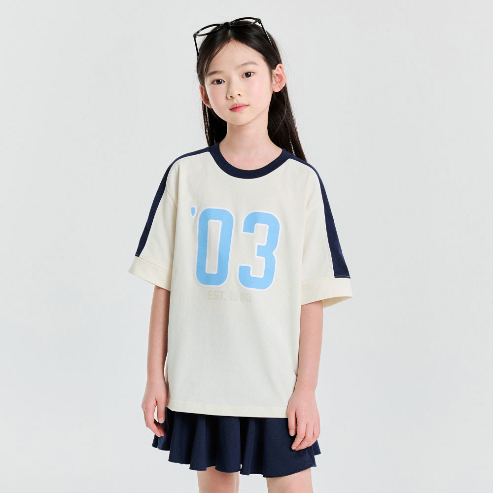 MLB KIDS 短袖T恤 童裝 Varsity系列 紐約洋基隊 (7ATSV0353-50CRD)