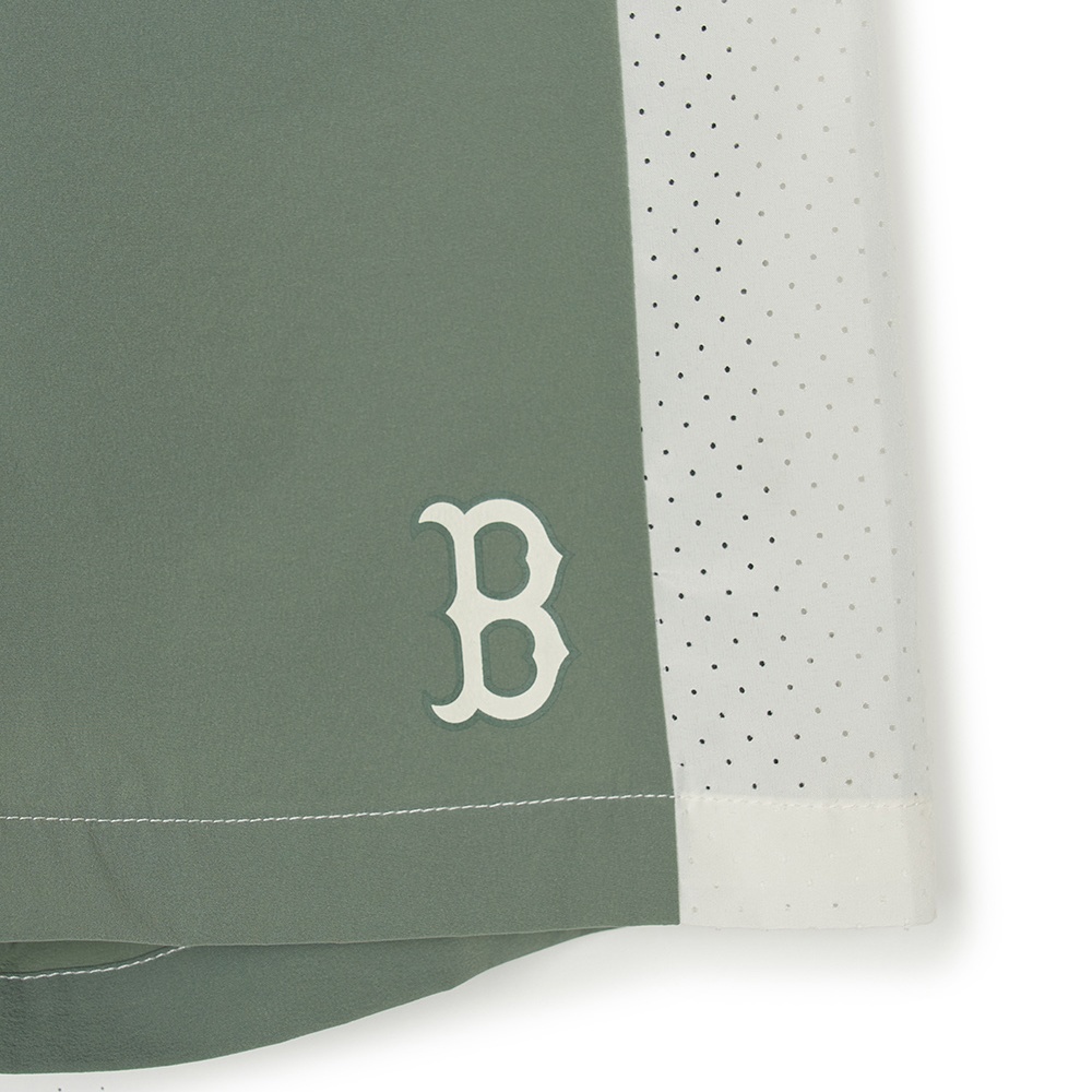 MLB KIDS 運動短褲 童裝 Varsity系列 波士頓紅襪隊 (7ASMV0253-43KAM)