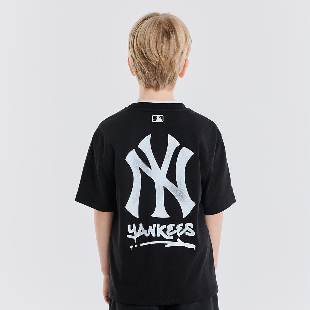 MLB KIDS 短袖T恤 童裝 紐約洋基隊 (7ATSB1153-50BKS)