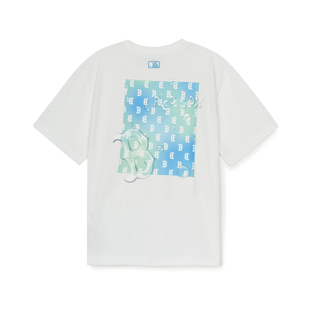 MLB KIDS 涼感 速乾短袖T恤 童裝 Monogram系列 波士頓紅襪隊 (7ATSM0353-43