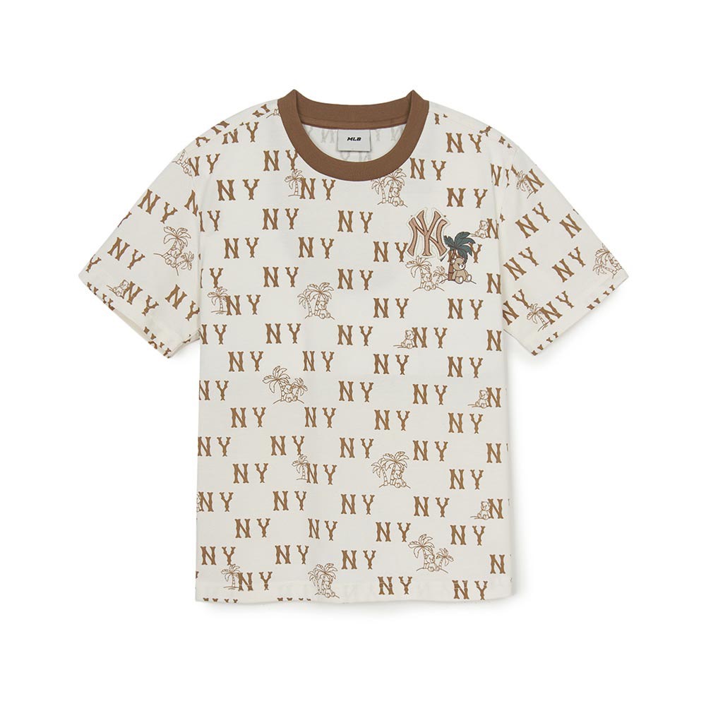 MLB KIDS 短袖T恤 童裝 Monogram系列 紐約洋基隊 (7ATSM0653-50CRS)