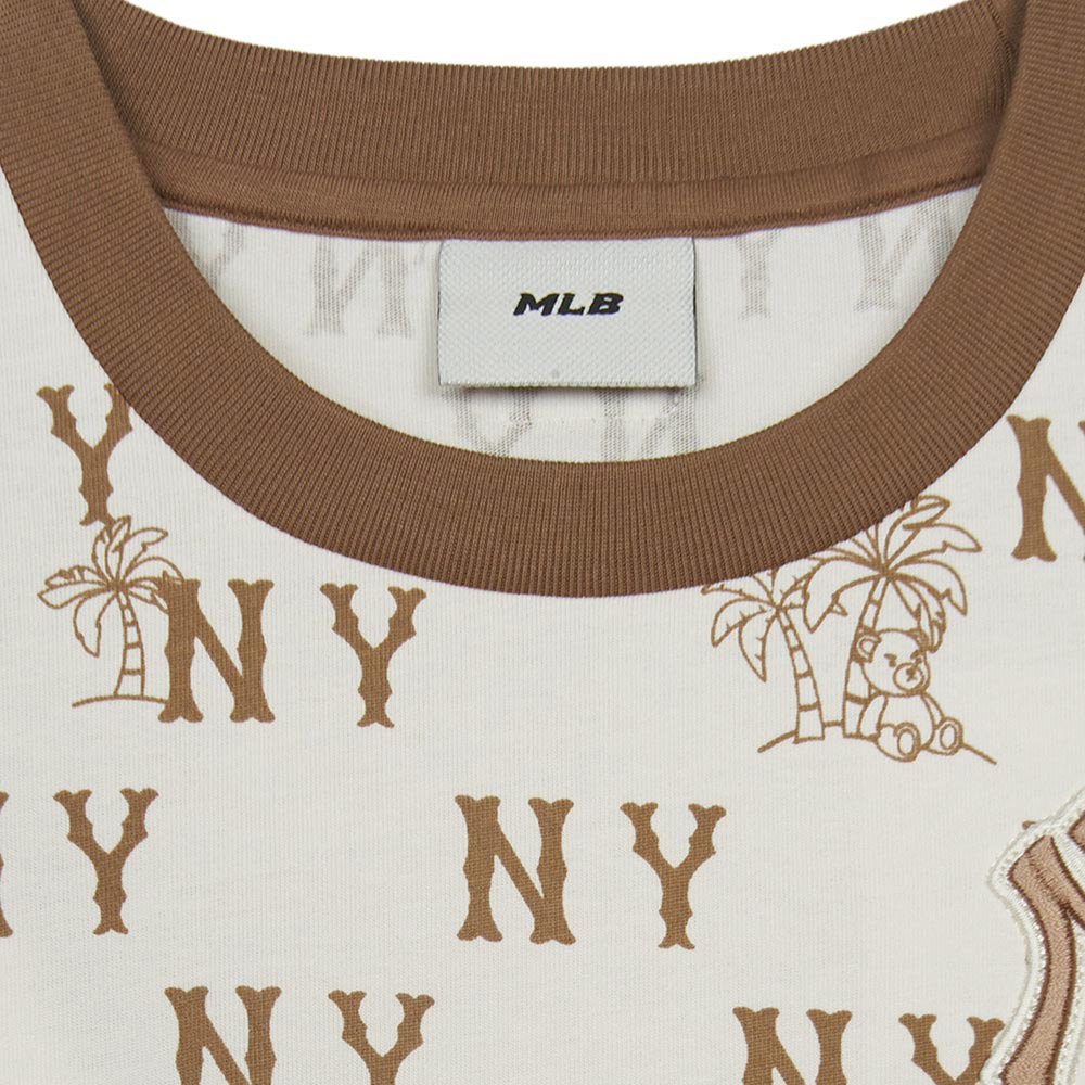 MLB KIDS 短袖T恤 童裝 Monogram系列 紐約洋基隊 (7ATSM0653-50CRS)