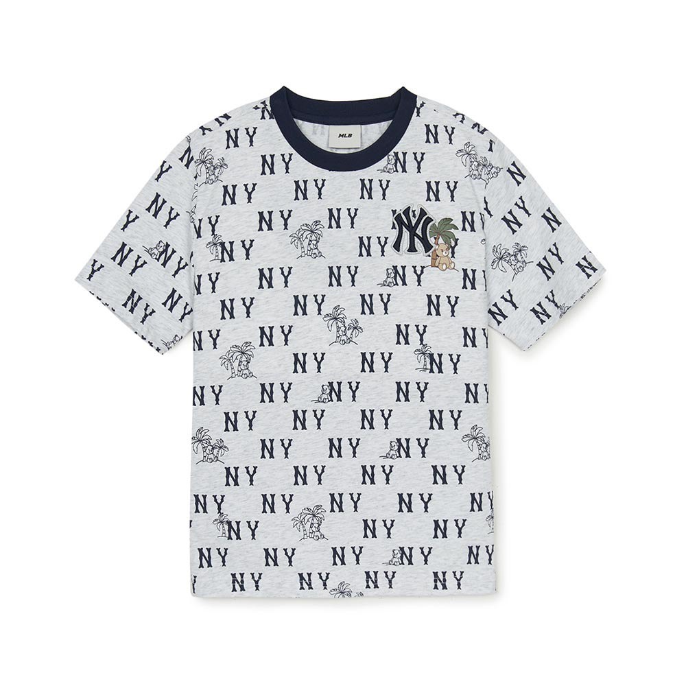MLB KIDS 短袖T恤 童裝 Monogram系列 紐約洋基隊 (7ATSM0653-50MGL)