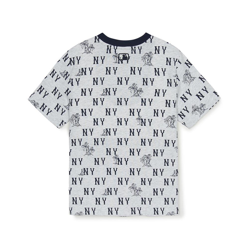 MLB KIDS 短袖T恤 童裝 Monogram系列 紐約洋基隊 (7ATSM0653-50MGL)
