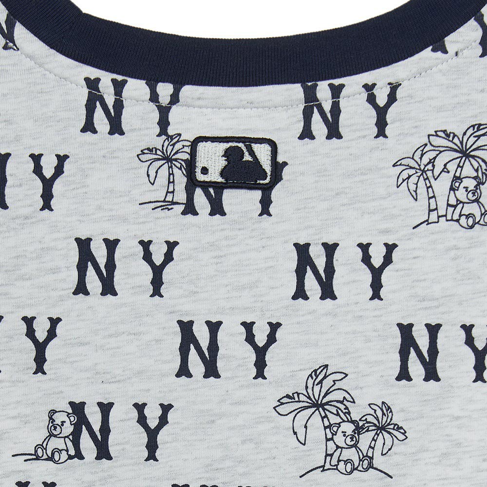 MLB KIDS 短袖T恤 童裝 Monogram系列 紐約洋基隊 (7ATSM0653-50MGL)